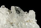 Clear Quartz Crystal Cluster - Brazil #253296-1